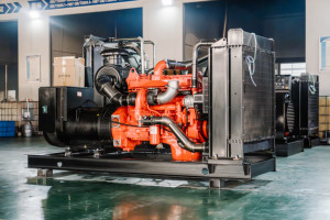 Generador Diésel de Servicio Pesado de 300KW 325KVA 380V 220V 50Hz con Cargador de Batería y <span class=keywords><strong>Calentador</strong></span> de Bloque para Energía de Respaldo en Almacenes, Marruecos - Product Image 4