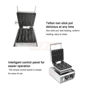 Machine à Snack commerciale, prix le plus bas, Machine à gaufres électrique personnalisée <span class=keywords><strong>de</strong></span> 10 pièces <span class=keywords><strong>en</strong></span> <span class=keywords><strong>forme</strong></span> <span class=keywords><strong>de</strong></span> <span class=keywords><strong>bite</strong></span> avec prix d'usine - Product Image 5