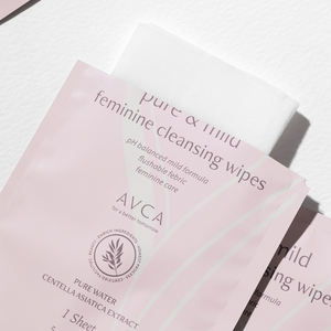 Toallitas Húmedas Femeninas AVCA Pure Bubble 5g 40 Unidades, Higiene Íntima, Viaje, Cuidado Diario Suave y Calmante, Portátiles, No Tejidas - Product Image 2