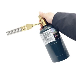 Antorcha manual Mapp Torch 1800C con cabezal angulado, recubierta de cobre, para soldadura con gas mixto y gas licuado, encendido manual. - Product Image 5