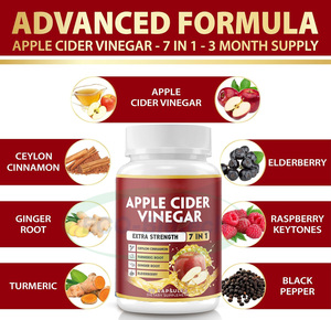 Ausreson Keto Apple Cider Vinegar Slimming Supplement Organic Factory Vegan <strong>Food</strong> Burn Fat Keto Apple Cider Vinegar Capsules - Product Image 2