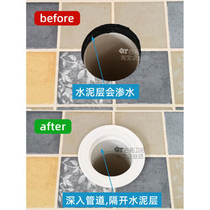 Tubo de Extensión para Desagüe de Inodoro, Enchufar y Usar, Sin Necesidad de Perforación, Previene Desbordamientos y Fugas de Olor con Brida Elevada - Product Image 2