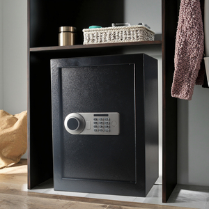 Coffre-fort électronique AL002-50A pour chambre à coucher, avec serrure à clé, conception anti-effraction et fonctionnement silencieux du clavier - Product Image 3