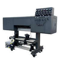 Imprimante UV DTF nouvellement lancée 24 ''60cm Cup Wraps & Logo Printing Machine I3200 Head avec capacité multicolore Garantie 1 an
