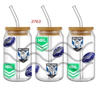 Transferts d'impression UV DTF pour gobelets de la National Rugby League Australie (NRL) - Livraison gratuite