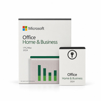 Office 2024 Home & Business untuk PC Keycard Box-100% Aktivasi Online Stok Tersedia Pengiriman Cepat
