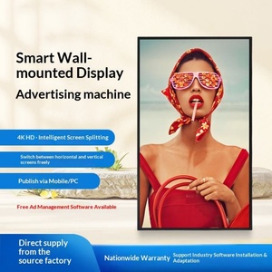 Indoor <b>Wall</b> Hanging Advertising <b>Screen</b> Hall Lobby High Definition Intelligent Advertising Digital Signage Display - Product Image 4