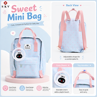 Sac à dos scolaire avec compartiment intérieur spacieux, résistant à l'eau, avec poignée supérieure robuste, pour jeunes enfants, voyages décontractés en plein air