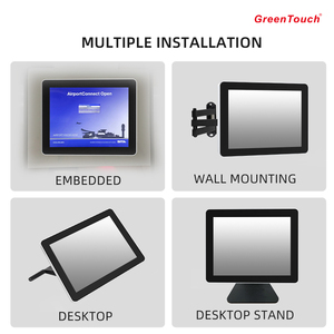 Nhà Máy 12.1 inch TFT LCD máy tính để bàn cảm ứng màn hình 1024*768 màn hình cảm ứng màn hình <span class=keywords><strong>PC</strong></span> cho siêu thị hệ thống POS - Product Image 6