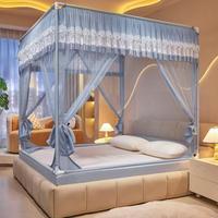 Moustiquaire de lit pliable 3 portes style princesse en dentelle pour adulte – Grande vente de marchandises diverses