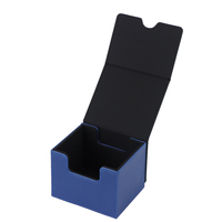 Boîte de rangement pour cartes à collectionner en cuir PU horizontal personnalisable de qualité supérieure avec logo pour le rangement des jeux de société