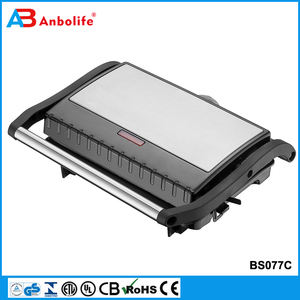 Rotazione di 180 gradi in acciaio inox waffle maker con veloce facile da flipping manico pieghevole e di controllo della temperatura regolabile - Product Image 6