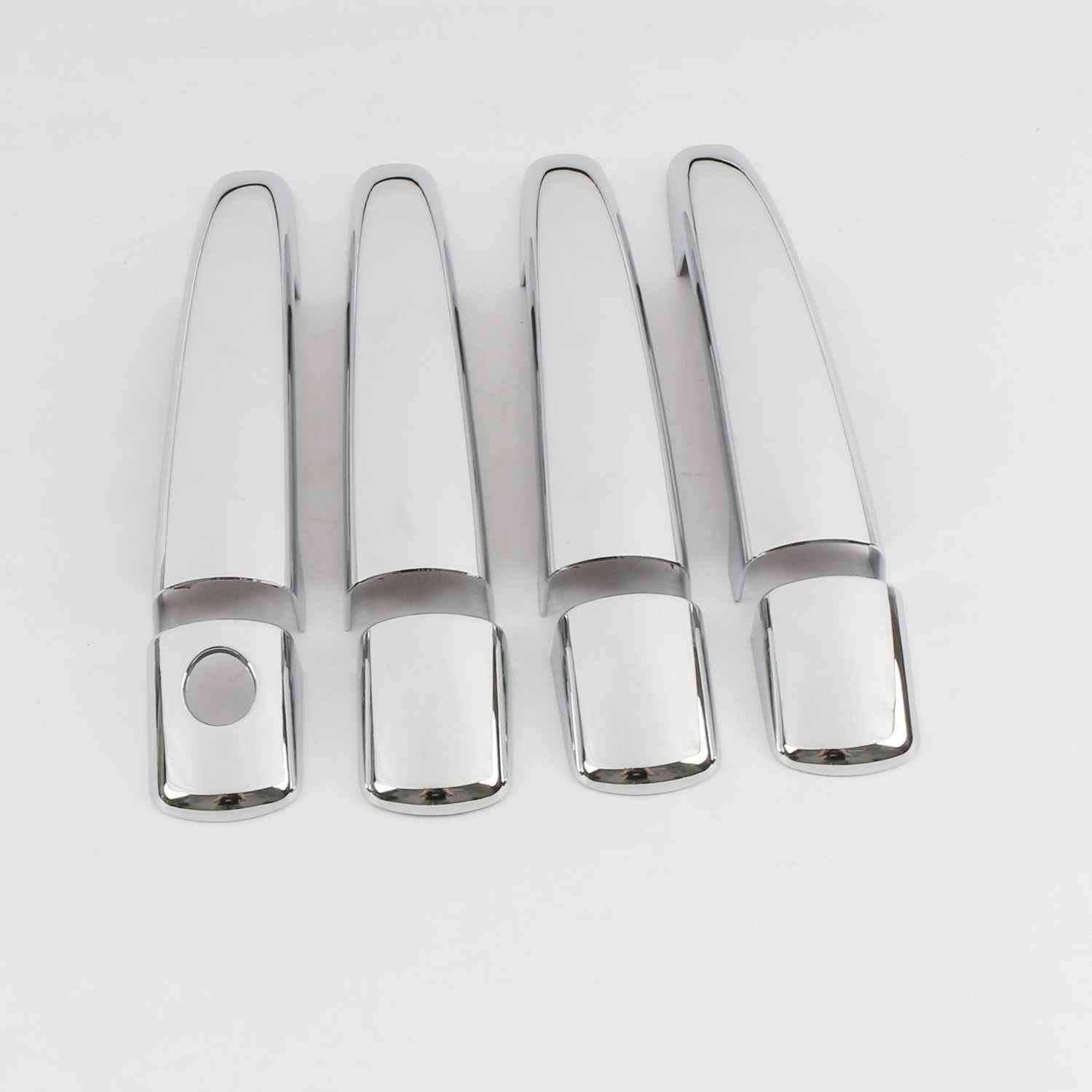 Couvercle De Poignée De Porte Chromé En Fibre De Carbone, Ensembles De Garnitures, Accessoires De Voiture Pour KIT 208, GTI, MK1, 2012 ~ 2018, 2015