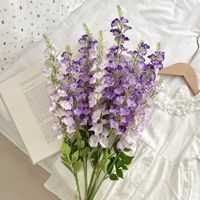 Fleurs artificielles en soie Delphinium à longues tiges pour mariage, décoration extérieure, centres de table et arrangements de fête