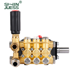 Shin Juess High Pressure Plunger Pump 200bar 18.5Lmin Brass Car <b>Washer</b> Pump Manual Operation - Product Image 1