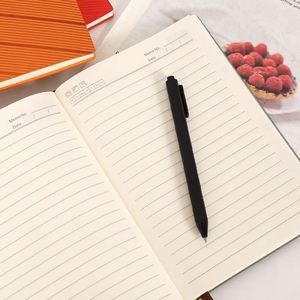 Wholesales A5 Executive PU Leather Loose <b>Leaf</b> Notebooks Dairy Business Notepad Journal with Customizable LOGO - Product Image 5