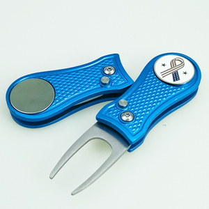 Biểu Tượng Tùy Chỉnh Bóng Đánh Dấu Thể Thao Phong Cách Golf Divot Công Cụ Sửa Chữa Với Kẽm Hợp Kim Và Thép Không Gỉ Chất Liệu Sắt - Product Image 1