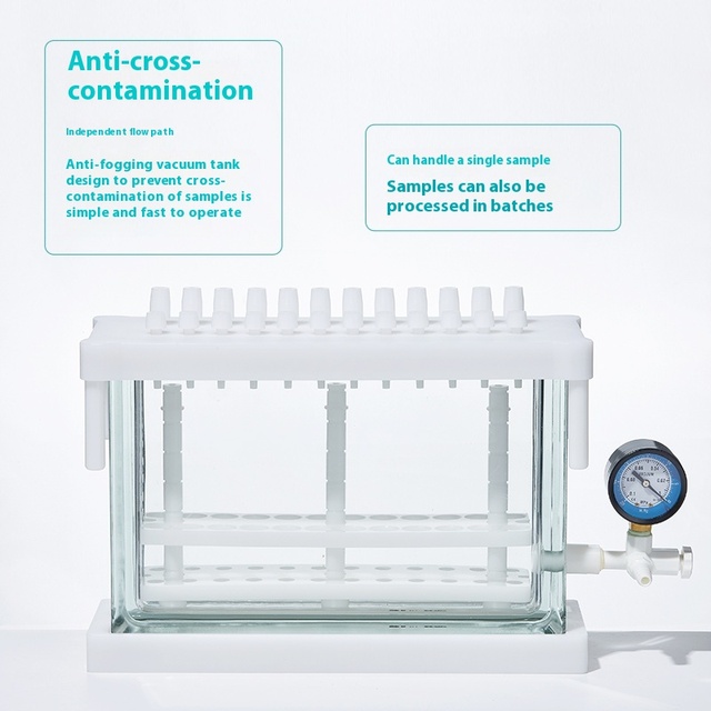 Labshark Solid Phase Microextraction Device 12-Bit 24-Bit Multi-Channel Laboratory Vacuum Extraction Instrument OEM Customizable