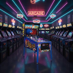 Virtual Pachinko <b>Machine</b> Coin Operated Electronic Game Equipment LED Light <b>Amusement</b> Center Club Bar Metal English 6+ Years Year - Product Image 2