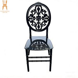 Chaise ronde blanche <span class=keywords><strong>à</strong></span> motif, en polypropylène, au meilleur prix, <span class=keywords><strong>pour</strong></span> <span class=keywords><strong>mariage</strong></span>, dîner, événement, fête et banquet - Product Image 3