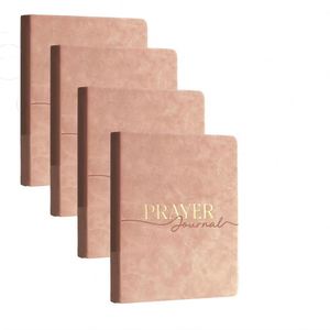 Softcover PU Leather 100 Sheets 180 Day Prayer Journal for Women Faith with Custom Design Gift - Product Image 1