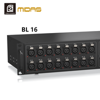 Console de mixage audio professionnelle 16 canaux avec écran tactile 10,1 pouces, 16 préamplis MIDAS (+48V), horloge interne 48 kHz