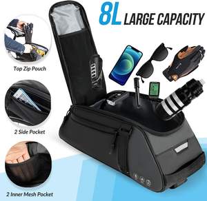 Sacs et boîtes de vélo OEM/ODM, sacoches arrière en PVC, sacoches de selle, sacoches imperméables pour le voyage, le cyclisme en plein air, le vélo - Product Image 3