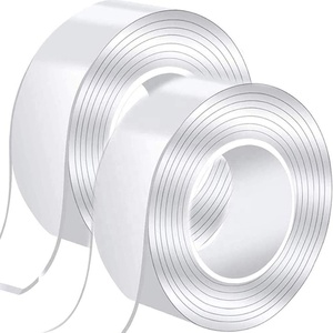 <span class=keywords><strong>Cinta</strong></span> adhesiva acrílica de doble cara, personalizada, impermeable, lavable, reutilizable, fina, 5m - Product Image 1