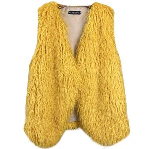 Chaleco Térmico de Felpa Sintética sin Mangas de Longitud Media para Mujer, Marca YZ, para <span class=keywords><strong>Invierno</strong></span> - Product Image 5