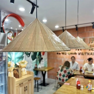 Nouvelles lampes suspendues de style chinois d'inspiration zen, décorations en paille rétro pour restaurant de fondue, maison d'hôtes, salon de thé - Product Image 4