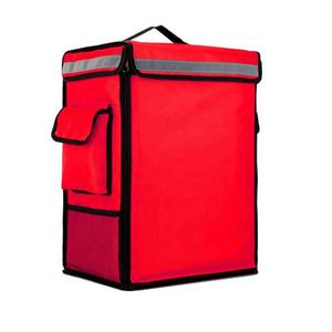 Grand sac à dos étanche isolé pour livraison de <span class=keywords><strong>pizza</strong></span> d'épicerie personnalisée sac de livraison de nourriture à vélo en feuille d'aluminium pour plats chauds à emporter - Product Image 3