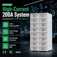 Batterie haute tension modulaire empilable CFE CFE-XH 314 LiFePO4 pour système d'alimentation domestique (ESS) IP65 CAN AI BMS pour Growatt et Solis