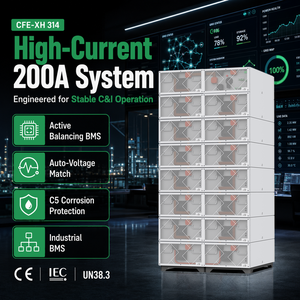 Batería de Alto Voltaje CFE CFE-XH 314 LiFePO4 para Hogar, Modular, Apilable, IP65, CAN, AI BMS, para Growatt y <span class=keywords><strong>Solis</strong></span> - Product Image 1
