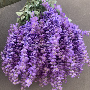 E-476 all'ingrosso della decorazione del soffitto dell'hotel della sala di nozze all'ingrosso del glicine <span class=keywords><strong>viola</strong></span> dei fiori dell'albero rami lunghi alla rinfusa - Product Image 3