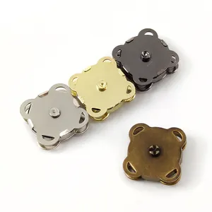 Deepeel CR195 14/18Mm Áo Khoác Tự Làm May Tay Quần Áo Phụ Kiện Túi Fastener Khóa Hoa Hình Dạng Nút Chụp Vô Hình - Product Image 1