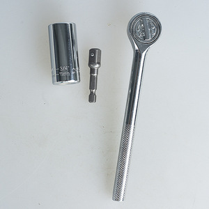 Yunbei Yb <b>Socket</b> Wrench Set 3/8 In Chrome Plated With <b>Ratchet</b> And Extension For Automotive Repair - Product Image 4