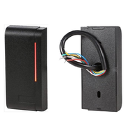Lector de Tarjetas de Proximidad RFID MF EM al por Mayor, Protocolo RS485 OSDP, 13.56Mhz 125Khz, Lector de Tarjetas IC ID OSDP para Control de Acceso a Puertas