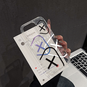 Funda de Teléfono Elegante Estilo Ins, de TPU, Resistente a Impactos, con Pintura UV, para XR XS 11 12 13 14 15 16 Pro Max, con Soporte para Teléfono Incluido - Product Image 6