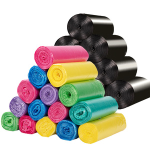 Bolsas de Basura Desechables de Colores en Rollo, Tamaño S, para Cocina y Hogar, con Abertura Plana, Bolsas Pequeñas para Desechos - Product Image 2