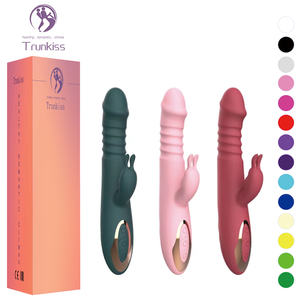 Vibrador de conejo, productos para adultos, juguetes para adultos, vibración telescópica de 12 frecuencias para juguetes sexuales femeninos, masturbadores vibradores - Product Image 1