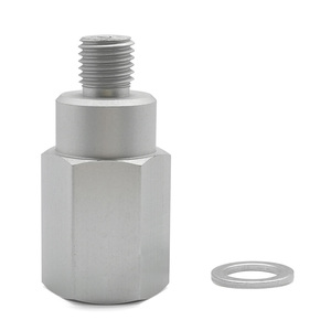 Adaptateur de moteur AL6061 LS M12 1.5 usiné CNC nouvel état 1/2 NPT capteur de température de refroidissement à longueur étendue - Product Image 4