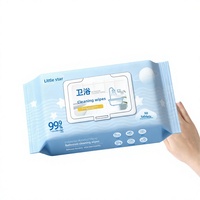 Lingettes humides de nettoyage et désincrustation pour cuisine et céramique, usage domestique, résistantes aux taches tenaces, jetables, 80 lingettes
