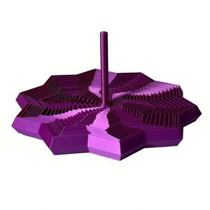 Durable Stress Relief Sensory Twist Star Christmas Decor Screw Tower Magic Flexible Articulated 3D Printing Toy - Product Image 4