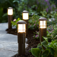 Lampadaire LED en matériau PC, IP65, anti-corrosion, pour éclairage extérieur de passerelles et cours