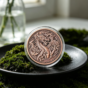 Barra de Cobre Artístico de Alta Calidad 99.9% con Grabado de 1 OZ, Lingote de Cobre en Oferta para Inversión y Colección - Product Image 5