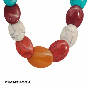 Trendy Resin Necklace For <b>Women</b> With Lightweight Colorful Design Stylish Modern Fashion <b>Jewelry</b> Perfect For Daily Wear Parties - Product Image 6