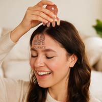 Peigne de massage du cuir chevelu en résine avec logo personnalisé, masseur manuel pour la tête, outil multifonctionnel pour le visage et le corps, Gua Sha portable, outil de relaxation