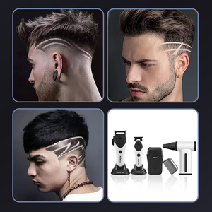 Bộ dụng cụ máy cắt tóc chuyên nghiệp KooFex 2025, động cơ DC tốc độ cao, máy cắt tỉa, máy cạo râu, quạt gió kết hợp - Product Image 4