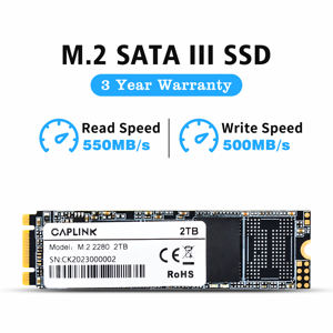 Caplink SSD Personalizado com Logo OEM/ODM 2280 128GB 256GB 512GB 1TB Disco Rígido M.<span class=keywords><strong>2</strong></span> SATA para Laptops - Product Image 3