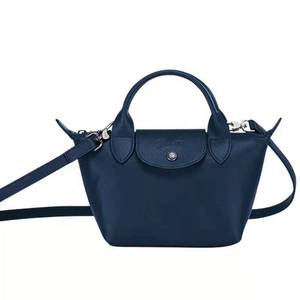 <b>Mini</b> Dumpling <b>Bag</b> Women Shoulder Crossbody Handbag PU <b>Black</b> Polyester Lining Button All Match Portable Style - Product Image 5